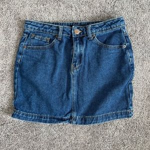 Denim Mini Skirt